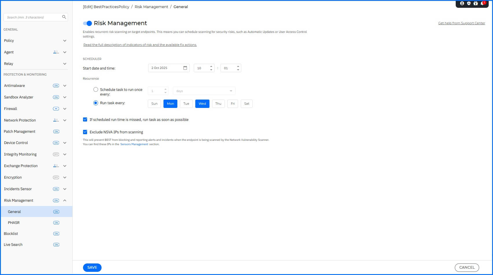 Best Practices - Policy Risk Management